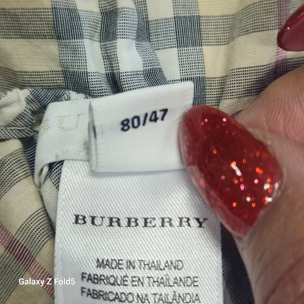 Burberry Plaid Ruffle Kids Dress Set - Picture 5 of 6